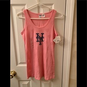 Women’s Pink MLB Mets Tank with Hearts